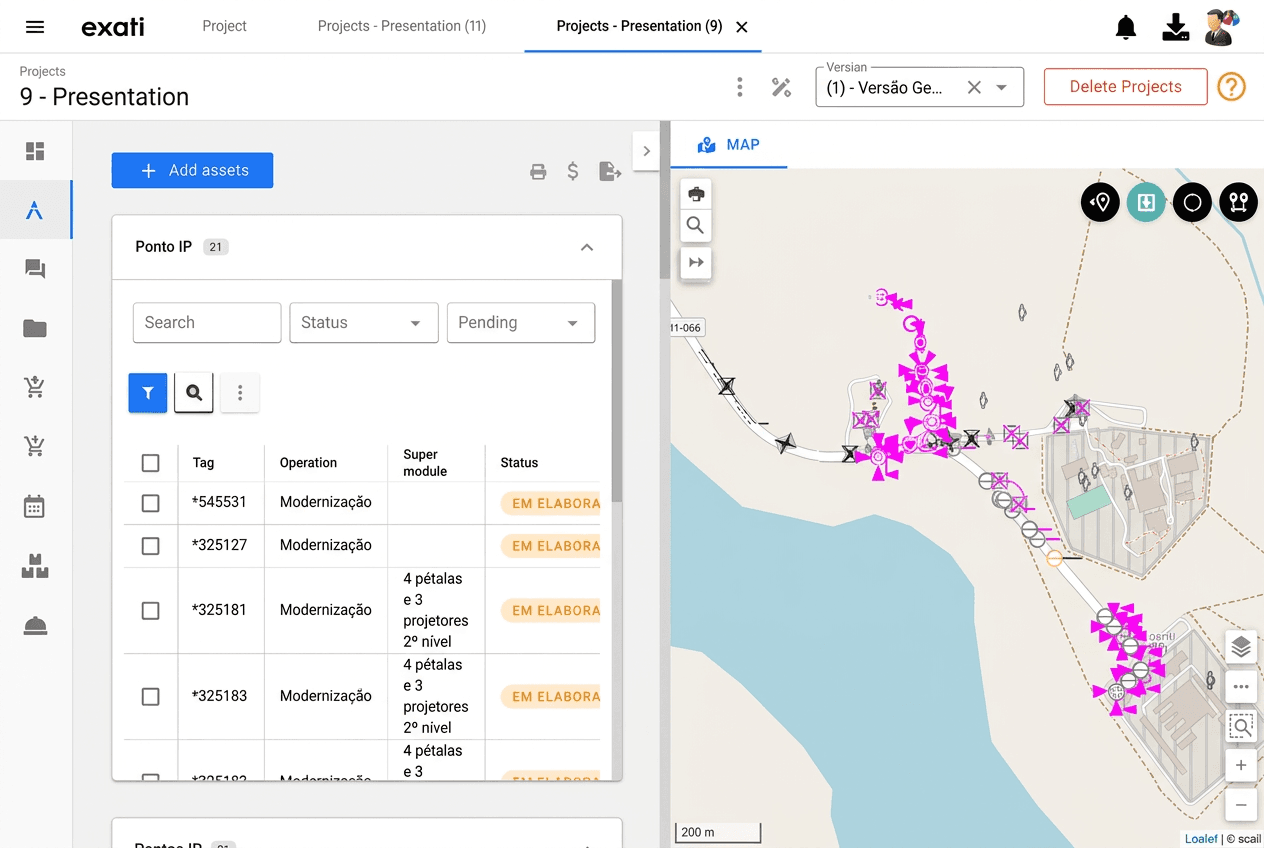 Controle e acompanhamento de obras públicas em tempo real